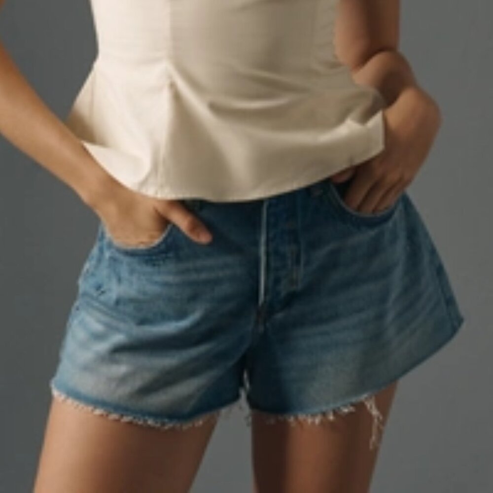 The Everyday Denim Shorts by Pilcro